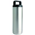 Bulldog Winch 18oz 304 Stainless Drink Bottle w/Screw-on Finger Hold Lid 80049